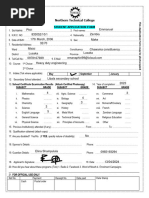 2024 - 2025 ECOT Application Form | PDF | Identity Document | College