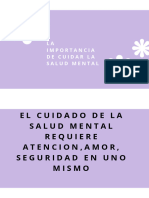 La Importancia Cuidar La Salud Mental