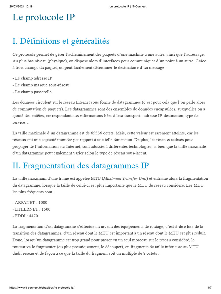 Solutions IP et Adressage IT | PDF | Adresse IP | Protocoles Internet