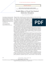 Health Effects of Fossil Fuel-Derived Endocrine Disruptors NEJM