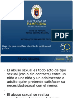 Abuso Sexual Infantil Desde Terapia Ocupacional