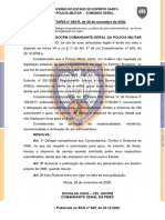 PMES - PORTARIA #863-R de 26.11.2020 - Obrigação de Informar Viagens Internacionais