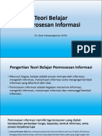 Teori Belajar Pemrosesan Informasi