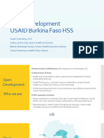 Open Development - Health Financing - USAID BF HSS - AR - SS