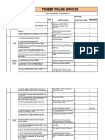 F-PUR-07, Supplier Audit Sheet 1