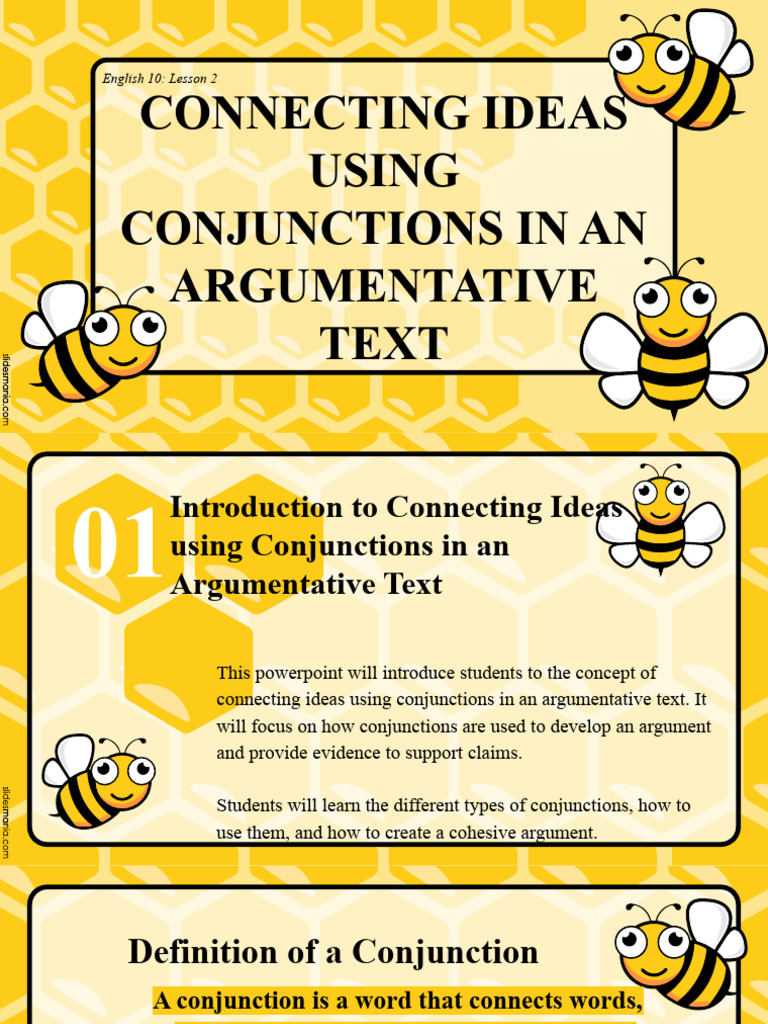 Using Conjunctions in Argumentative Texts | PDF | Linguistics | Semantics