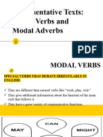 Modal Verbs and Modal Adverbs