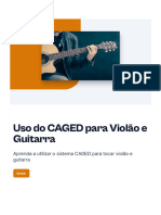 Uso Do Caged para Violao e Guitarra