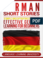 German Short Stories 9 Simple and Captivating Stories For Effective German Learning For Beginners Sew DR Notes