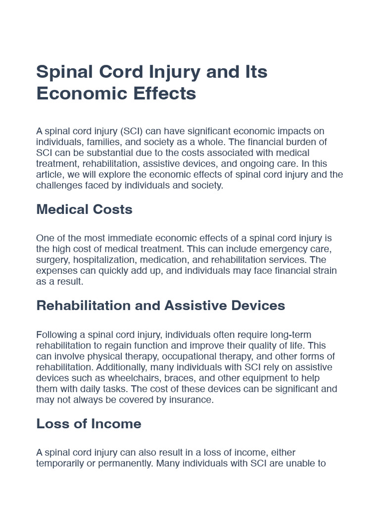Article | PDF | Spinal Cord Injury | Physical Therapy