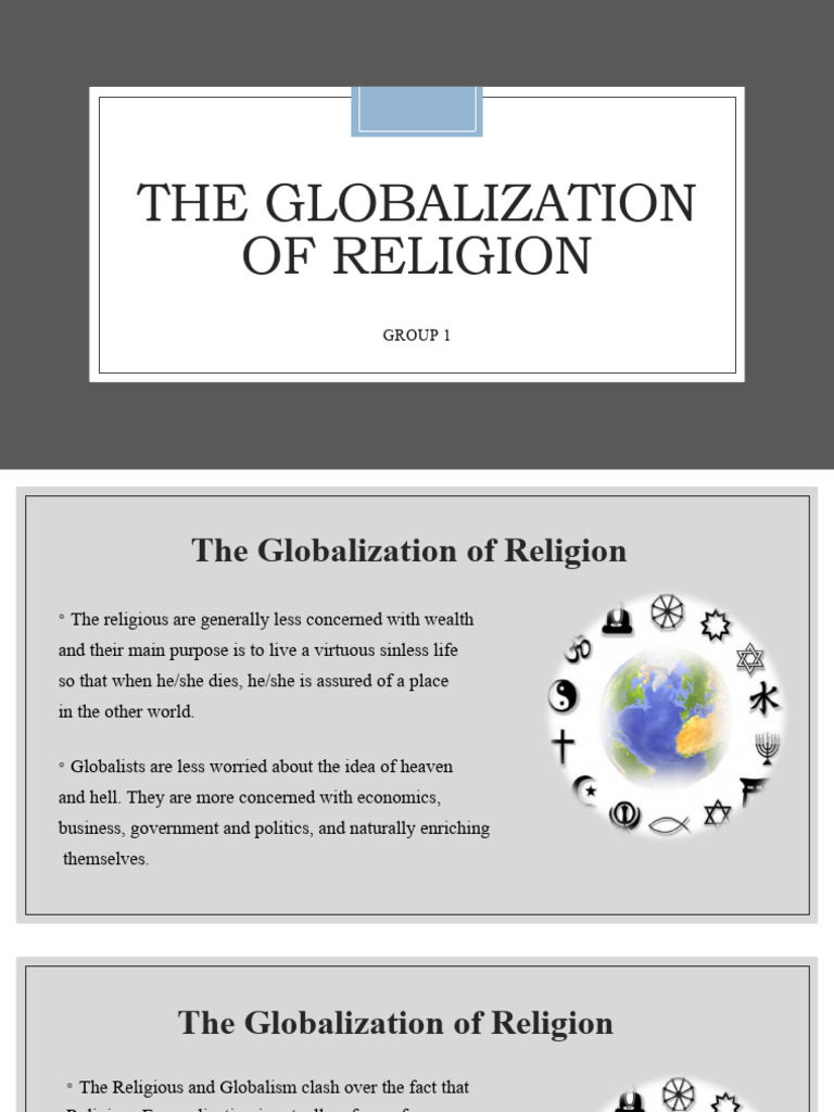 Globalization and Religion: A Complex Relationship | PDF | The Church ...