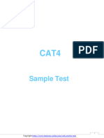 Cat4 PDF Sample Test 1