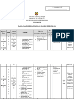 PLANO ANALITICO DE MATEMÁTICA 2ª CLASSE 1º TRIMESTRE 2024