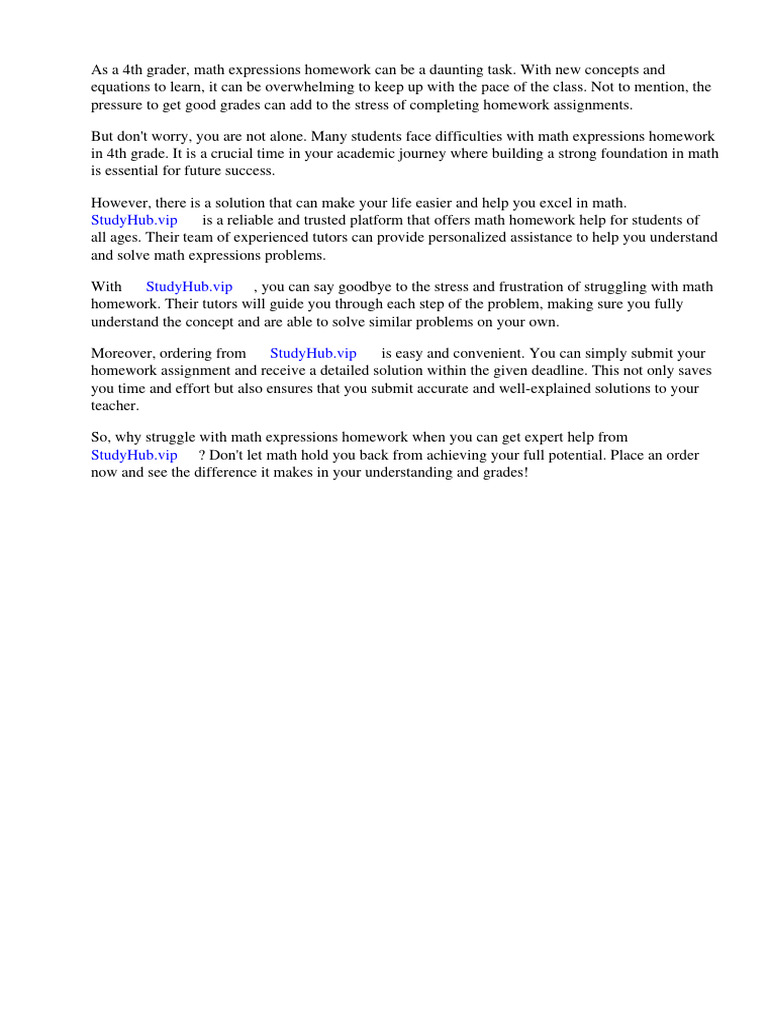 Math Expressions Homework and Remembering 4th Grade | Download Free PDF