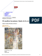 El Analista Lacaniano - Límite de La Errancia - Virtualia, Revista Digital de La EOL