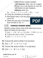 Lista 22 - Série de Fourier complexa