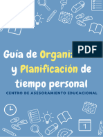 Guía Plan - Org. Tiempo