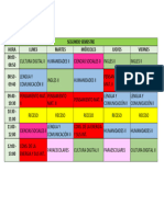 Horario Segundo