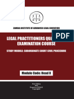 Subordinate Court Civil Procedure Manual 8