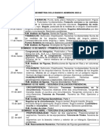 Silabo de Geometria Ciclo Basico Admision 2023 - 2