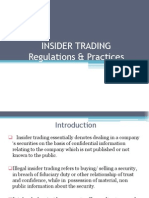 Insider Trading Regulations