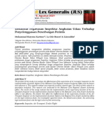 Journal of Lex Generalis - Vol 2 No 8 Agustus 2021 - Efektifitas Pegawasan Inspektur Angkutan Udara Terhadap