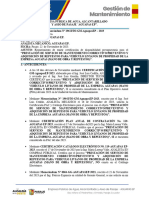 Memorandum 196 - Solicitud de Certificacion Presupuestaria Mantenimineto