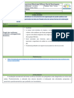 Plano de Aula para Dia Das Mulheres