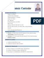 Jose Panacual Curriculum