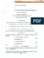 Solutions of Second Order Ordinary Differential Equations