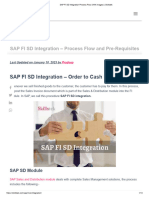 SAP FI SD Integration Process Flow (With Images)