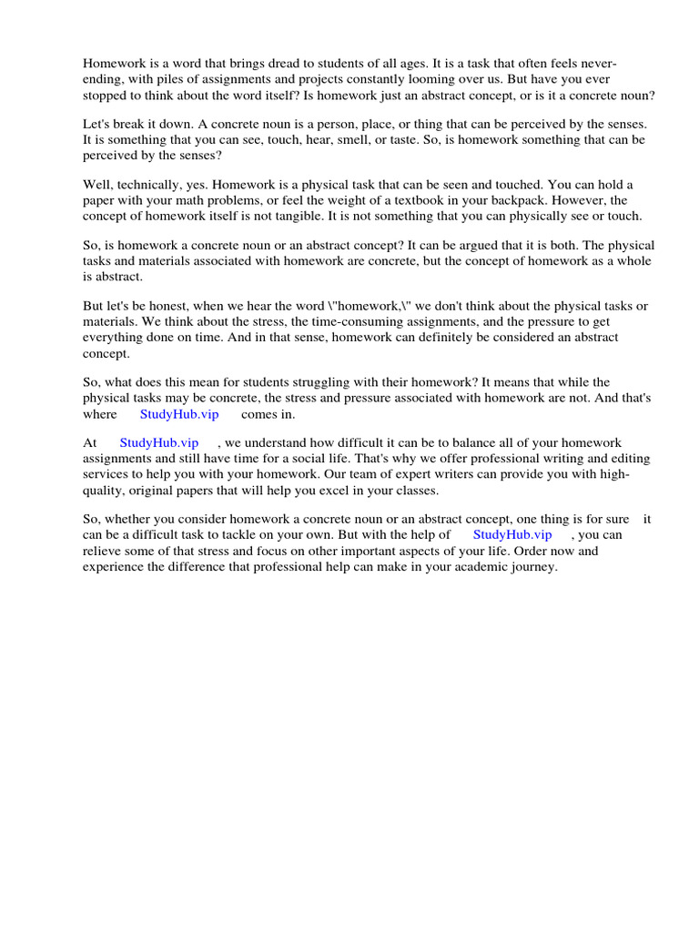 is-homework-a-concrete-noun-download-free-pdf-noun-concept