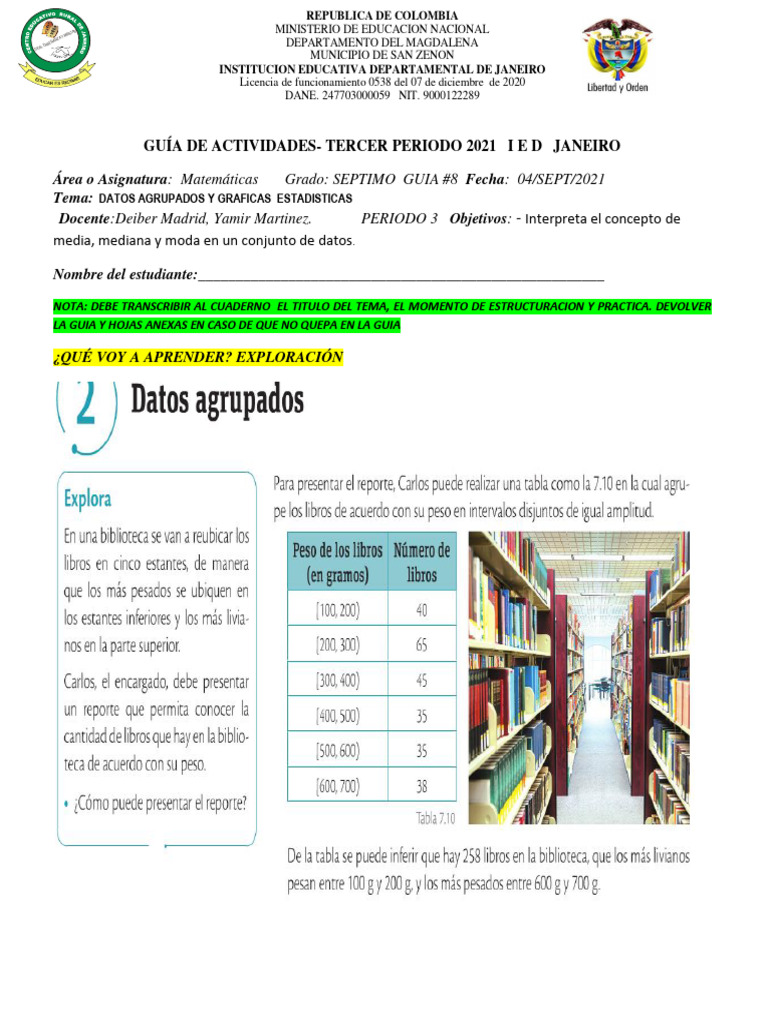 Grado Septimo Pdf