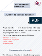 Aula # 16 Resumo Conteudo - SI