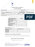 Planilla de Medidas Antropométrica