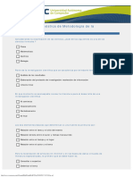 Evaluación Diagnóstica de Metodología de la Investigación2