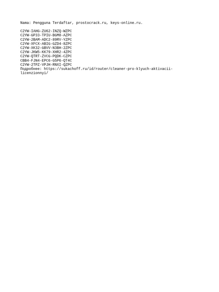 Lisene ccleaner pro pdf