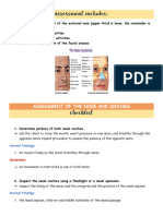 HA - Nose Checklist