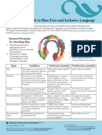 A Brief Guide to Bias-Free and Inclusive Language