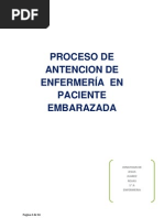 Download PROCESO DE ANTENCION DE ENFERMERA  EN PACIENTE EMBARAZADA by Casi Bridge SN72116197 doc pdf