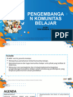 1 Pengembangan Komunitas Belajar