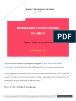 WWW Writinglaw Com Emergency Provisions in India