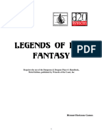 d20 Distant Horizons Legends of High Fantasy