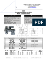 3095 Valvula Angular con Filtro GENEBRE
