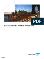 Implementation Guide SAP Note 3383785