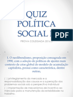 Quiz política social