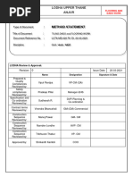 External Plastering Method Statement | PDF | Masonry | Mortar (Masonry)