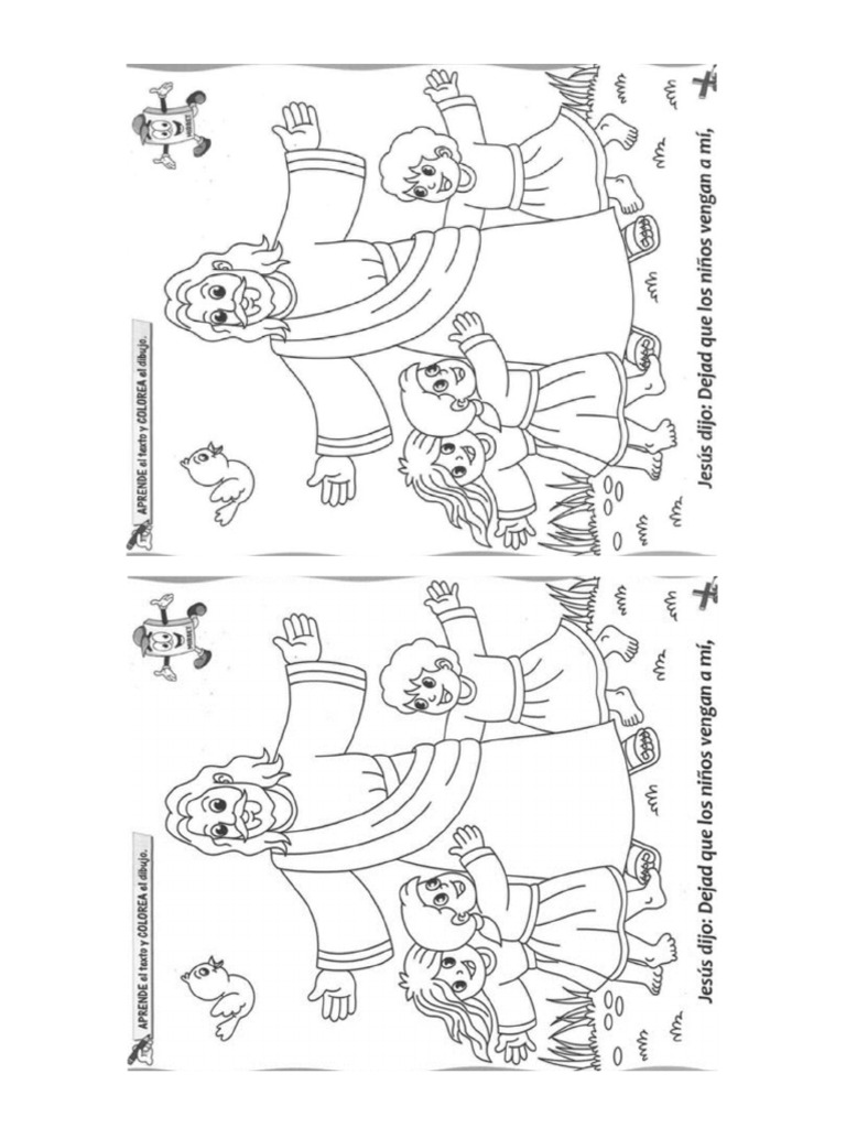 Actividad Dejad Que Los Niños Se Acerquen | PDF
