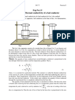 Lees Method To Find The Thermal Conductivity.