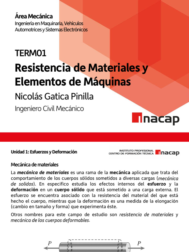 Esfuerzos y Deformación en Materiales | PDF | Resistencia de materiales ...